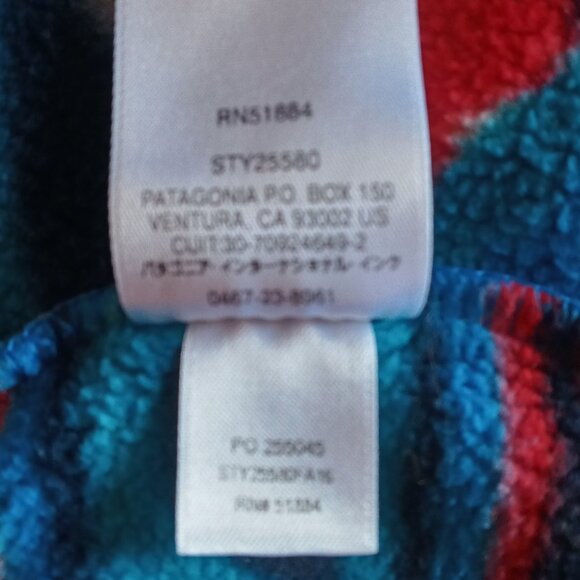 Patagonia Synchilla Snap-T Pullover Delta Navy Blue Fleece Size Small - Picture 7 of 8